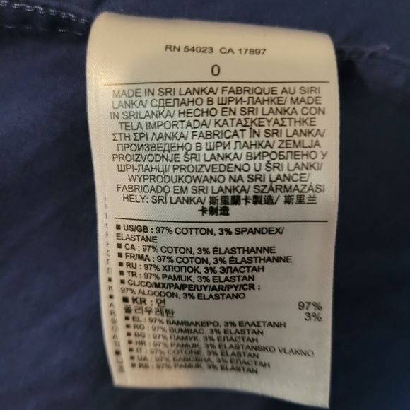 Banana Republic - Blue Work Button Down Undershirt - Picture 7 of 7